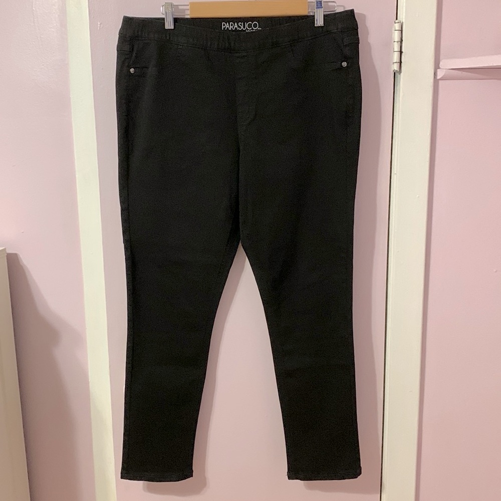 Parasuco jeggings slimming front panel black